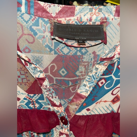 Double D Ranch Multicolor Patterned Dress - Picture 4 of 4